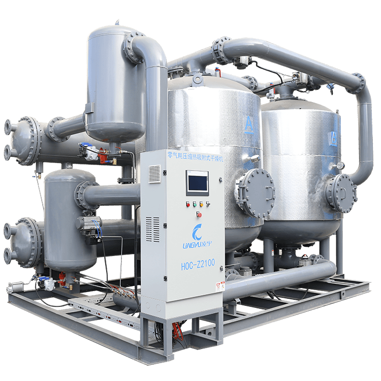 零氣耗壓縮熱再生吸干機(jī)